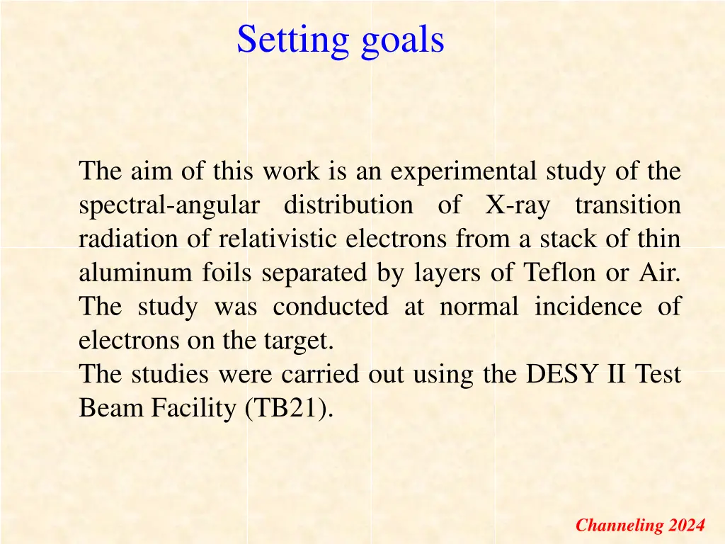 setting goals