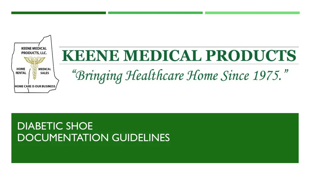 diabetic shoe documentation guidelines