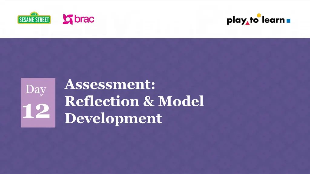 assessment reflection model development