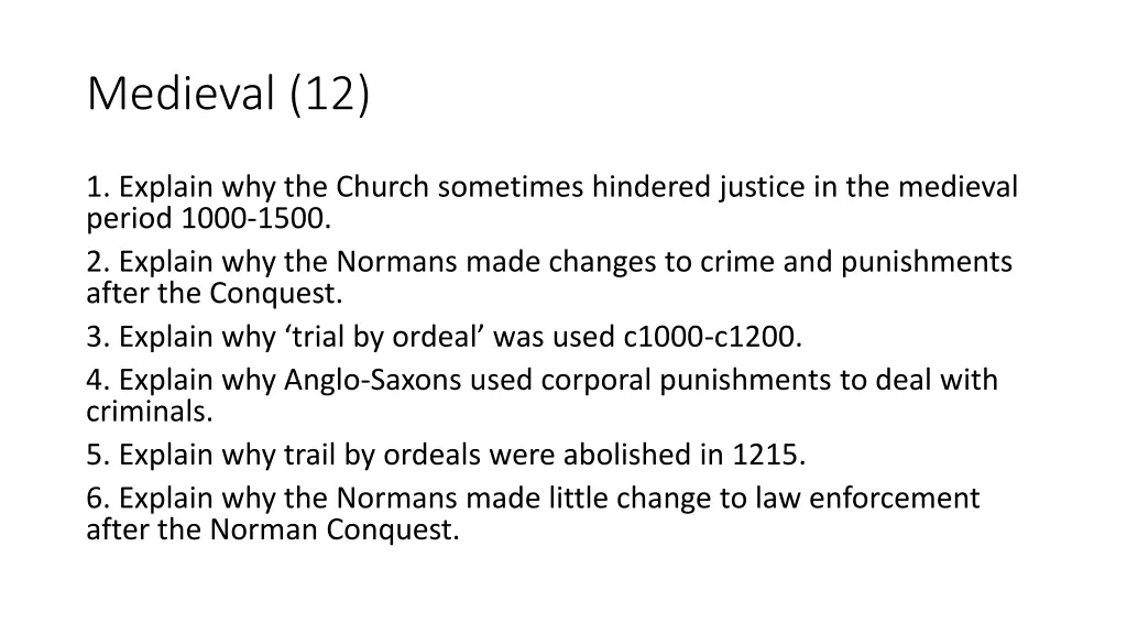 medieval 12