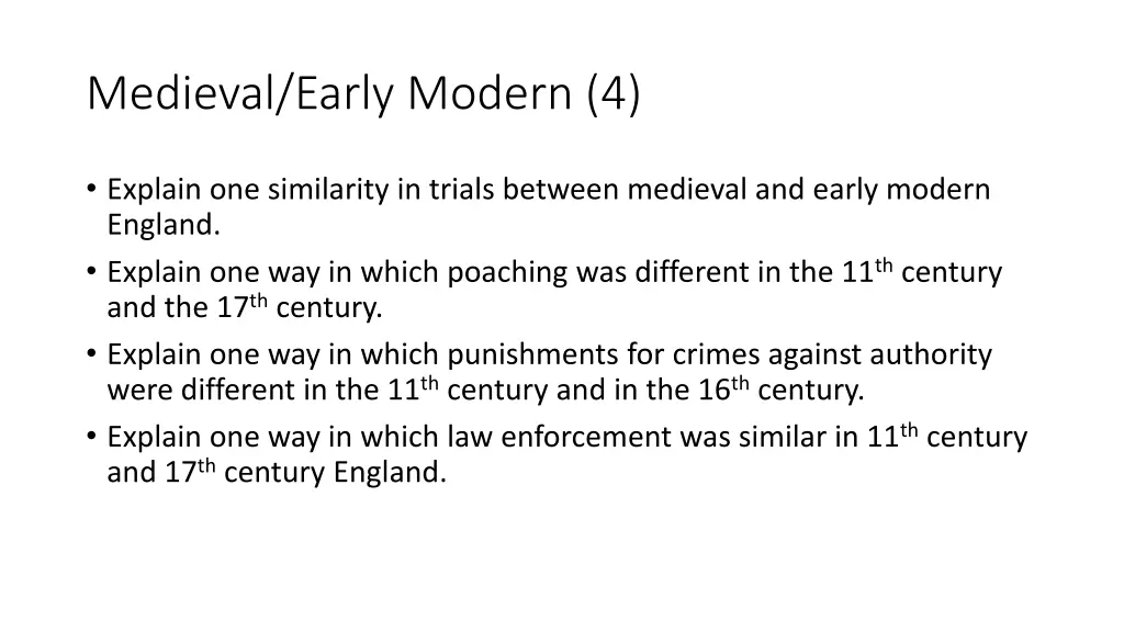 medieval early modern 4