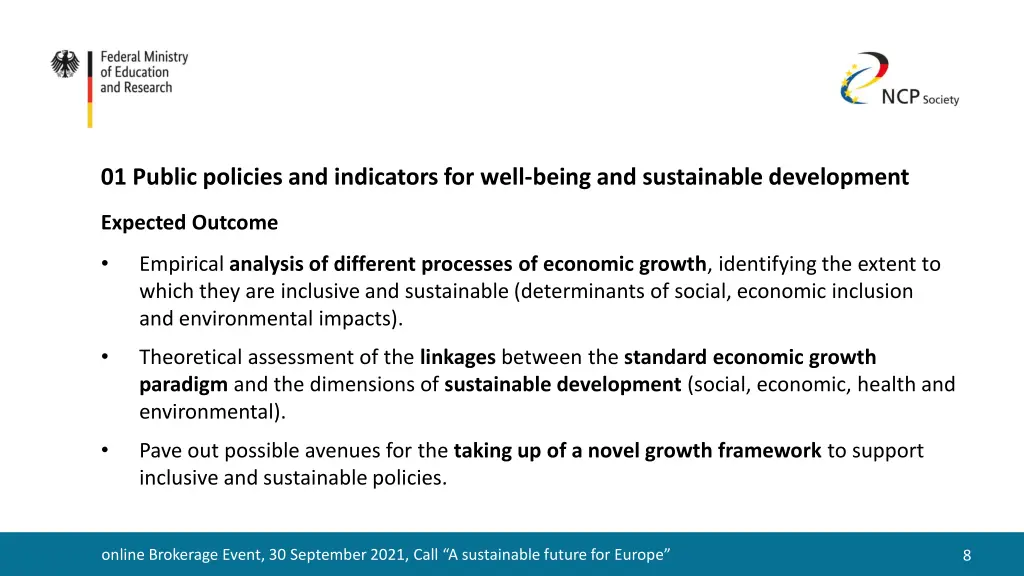 01 public policies and indicators for well being