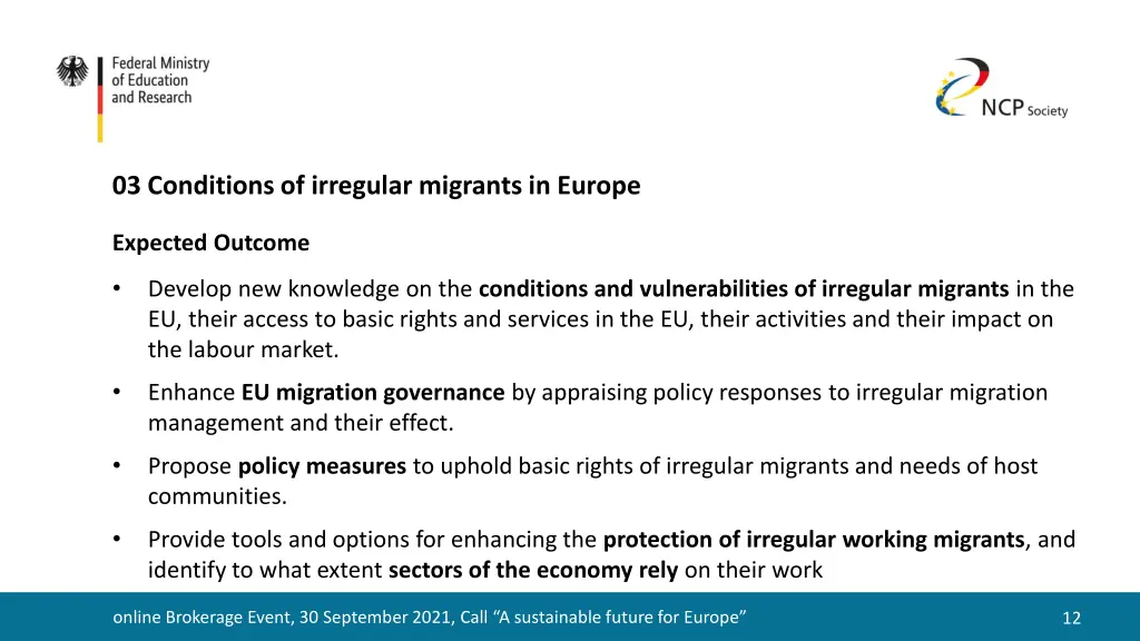 03 conditions of irregular migrants in europe