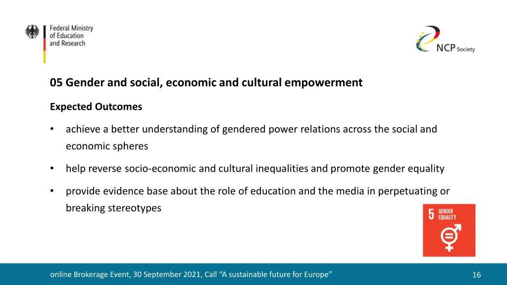 05 gender and social economic and cultural
