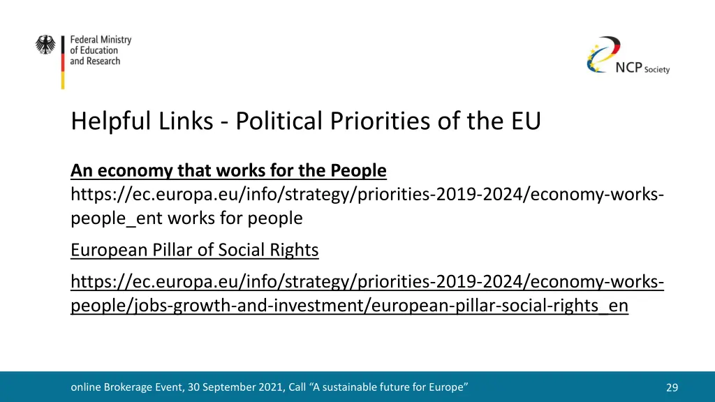 helpful links political priorities of the eu