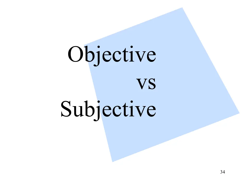 objective