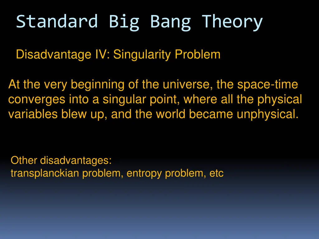 standard big bang theory 4
