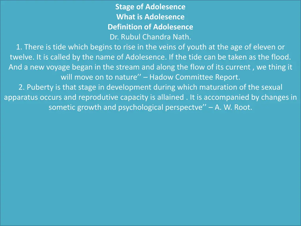 stage of adolesence what is adolesence definition