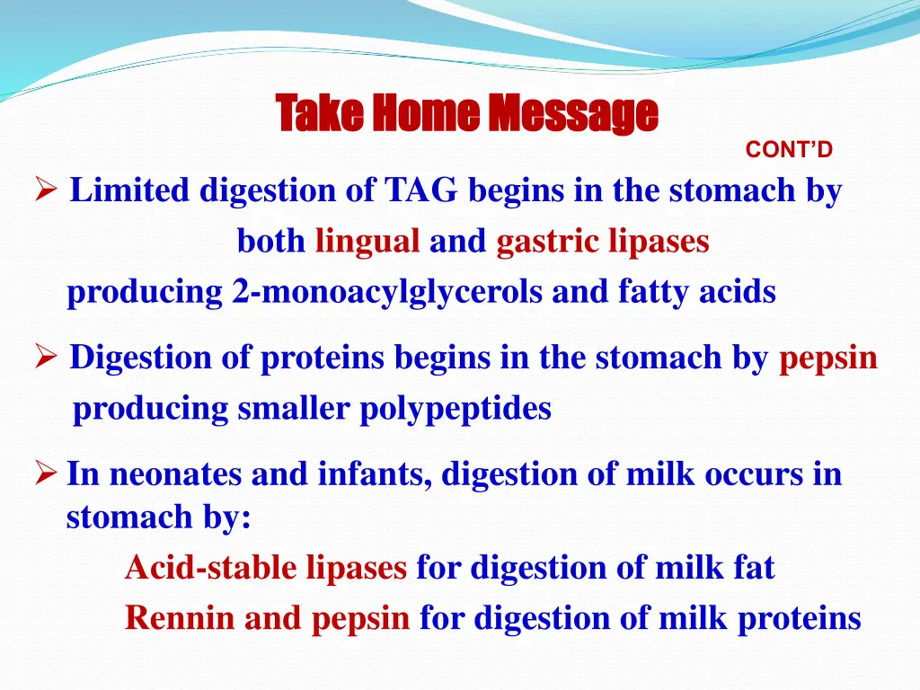 take home message take home message 1