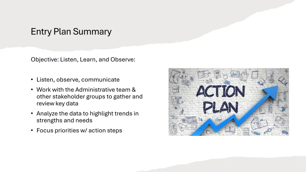 entry plan summary