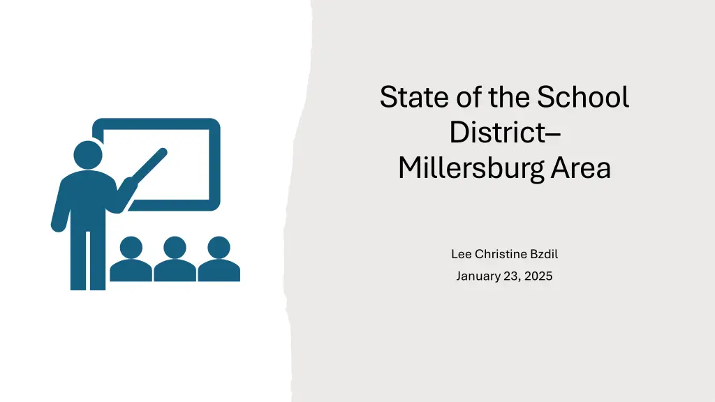 state of the school district millersburg area