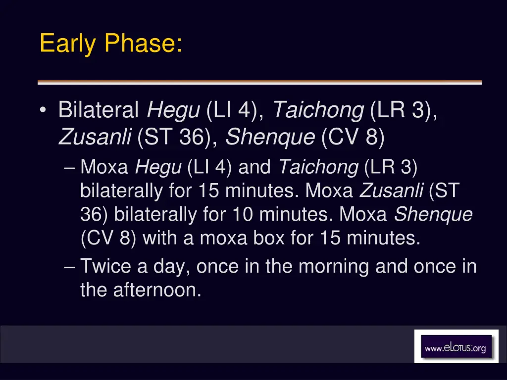 early phase 1