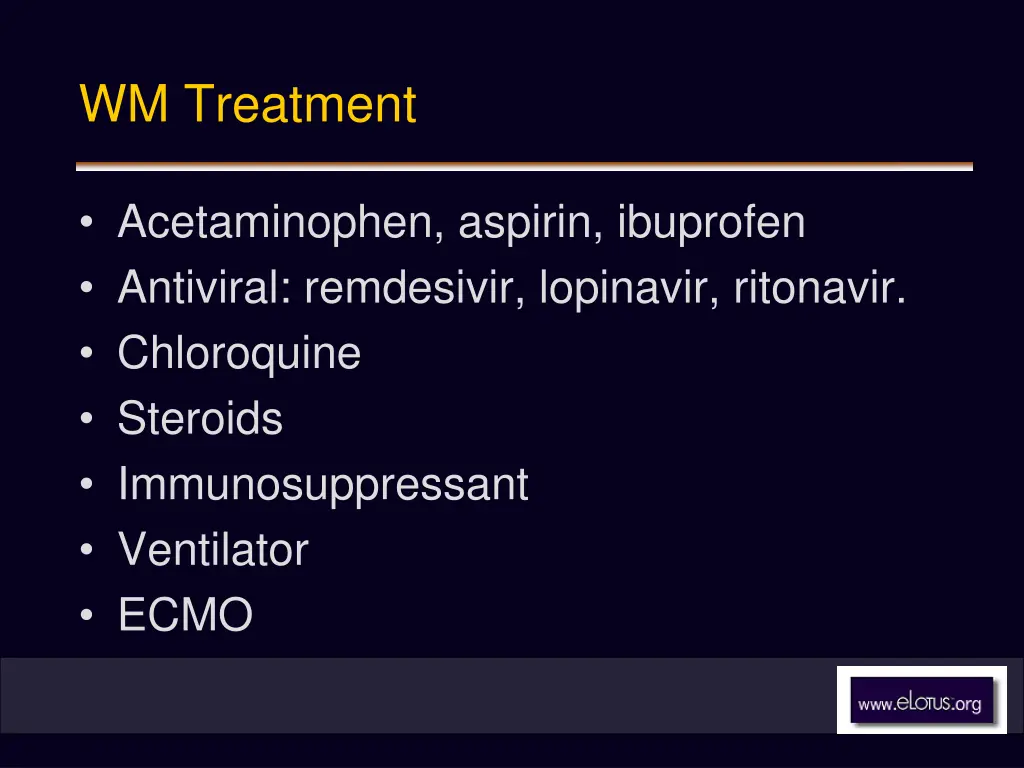 wm treatment