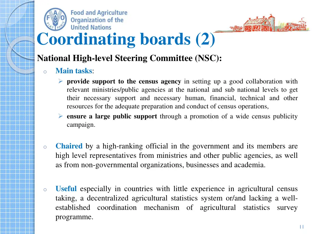 coordinating boards 2 national high level