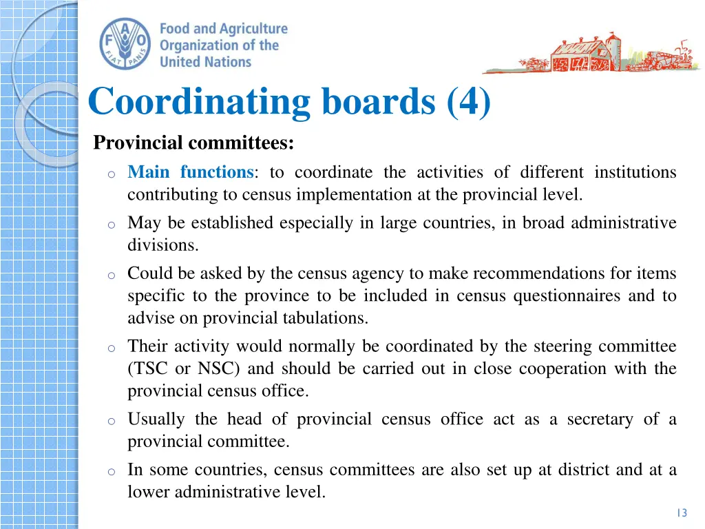 coordinating boards 4 provincial committees