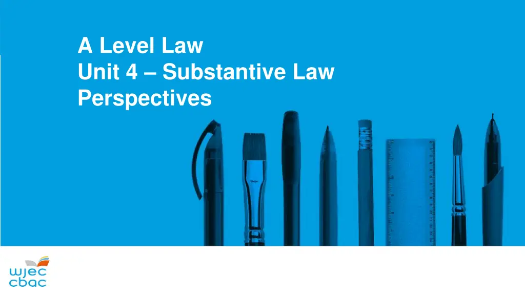 a level law unit 4 substantive law perspectives