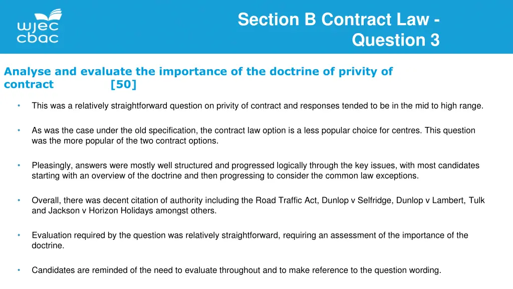 section b contract law