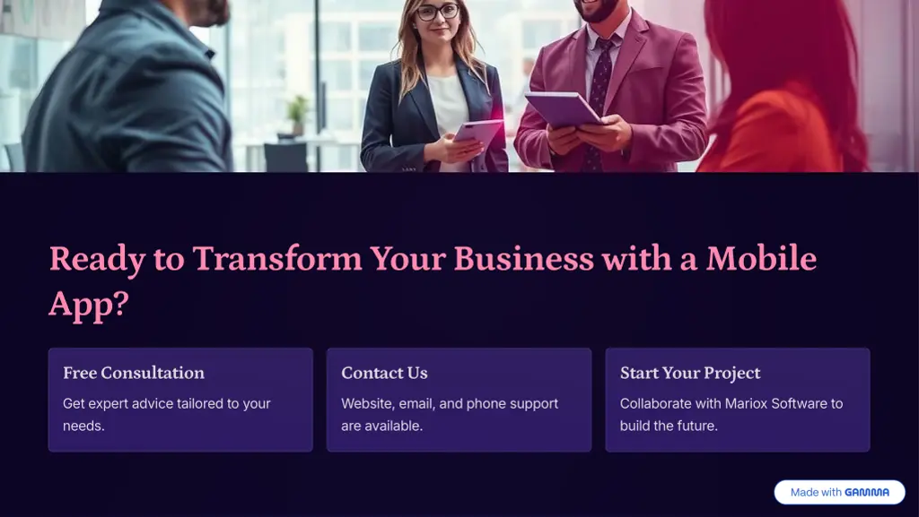 ready to transform your business with a mobile app