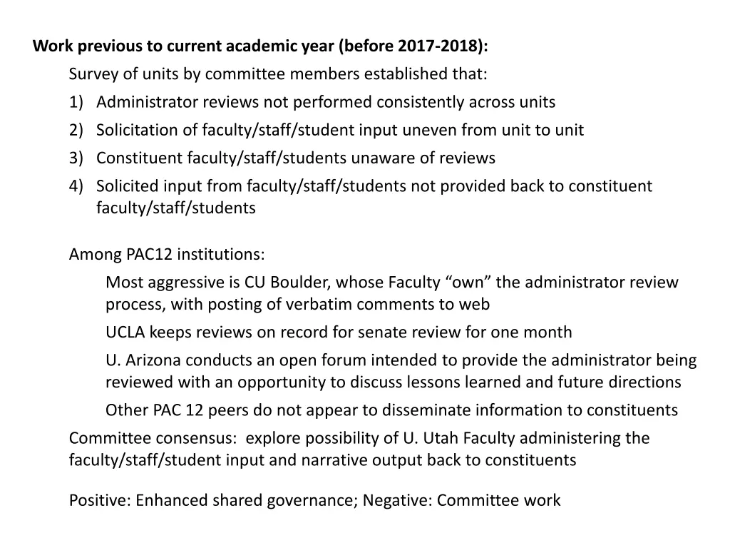 work previous to current academic year before