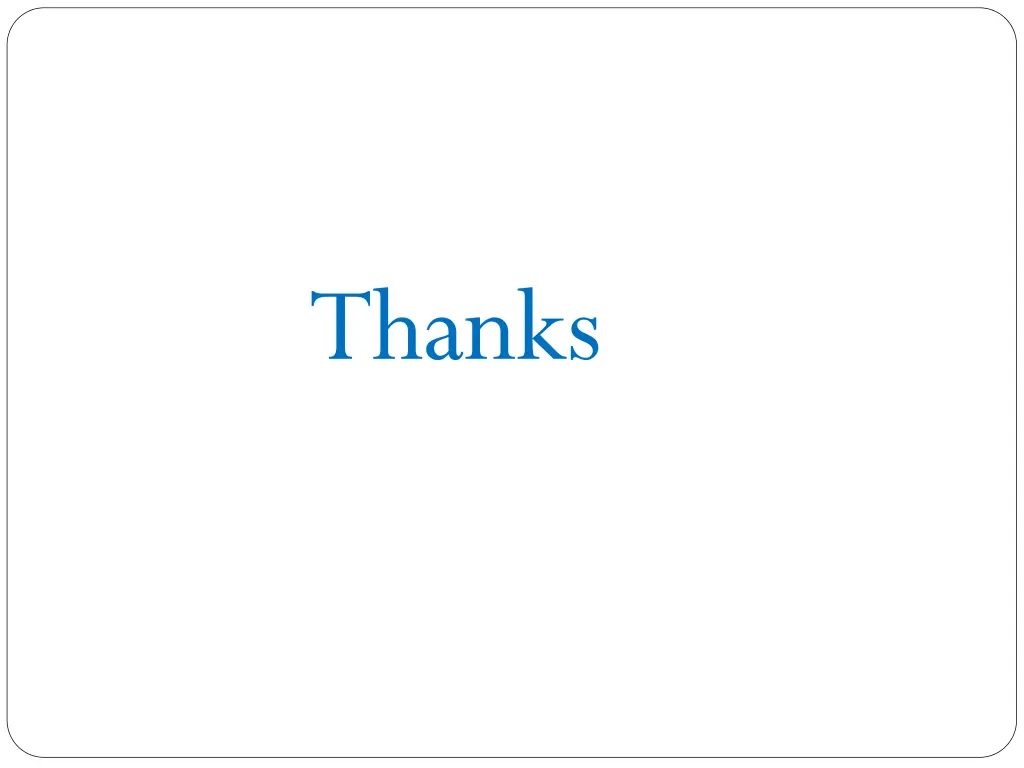 thanks