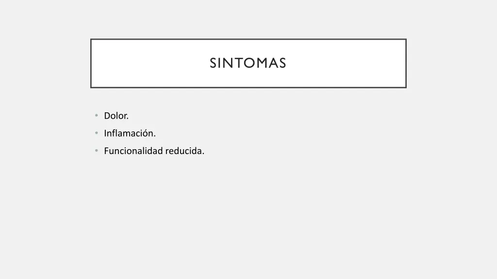 sintomas