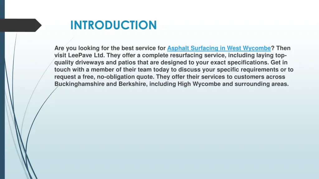 introduction