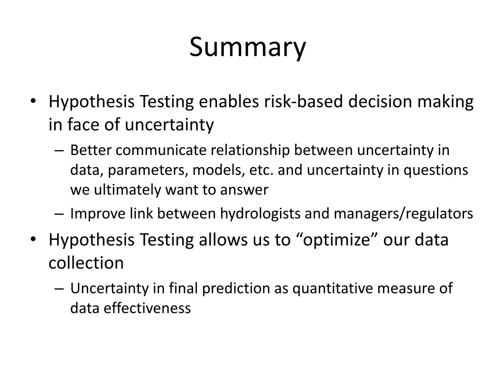 summary