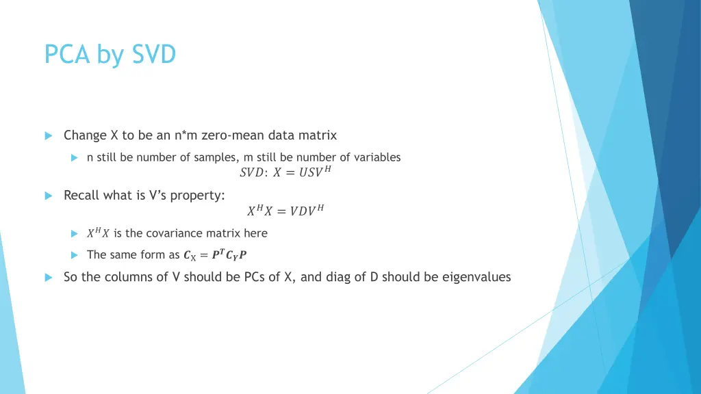 pca by svd