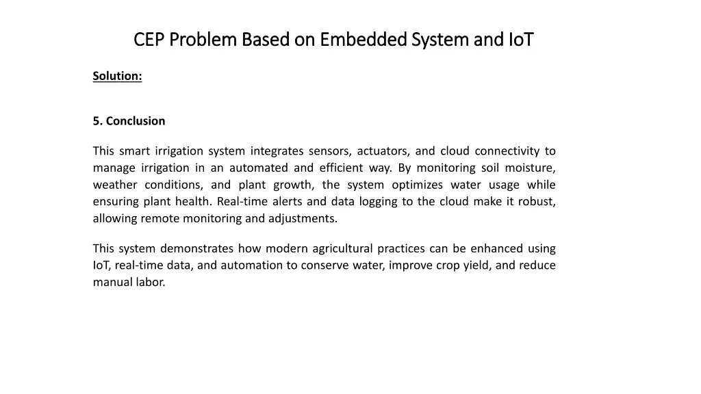 cep problem based on embedded system 11