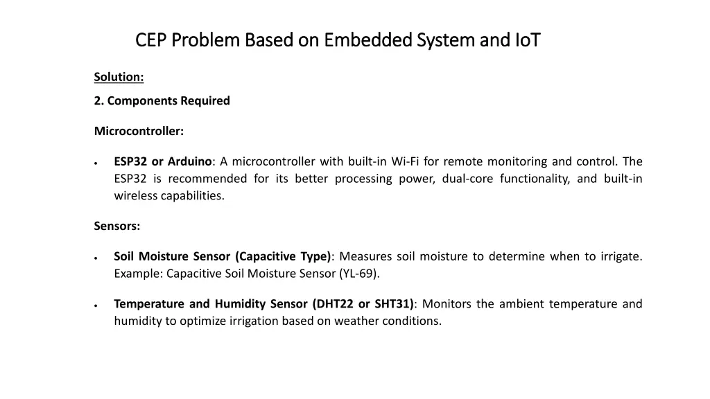 cep problem based on embedded system 2
