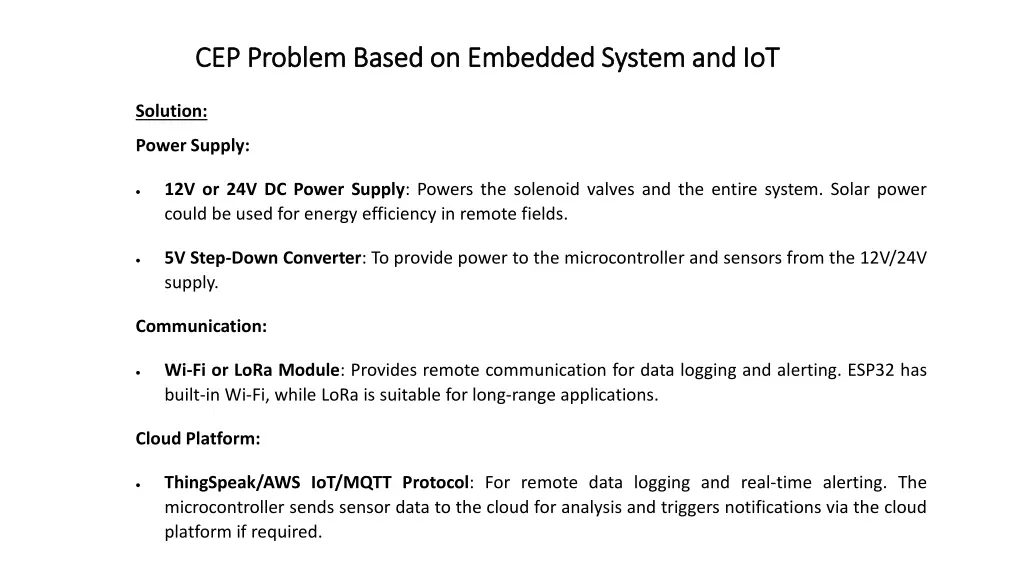 cep problem based on embedded system 5