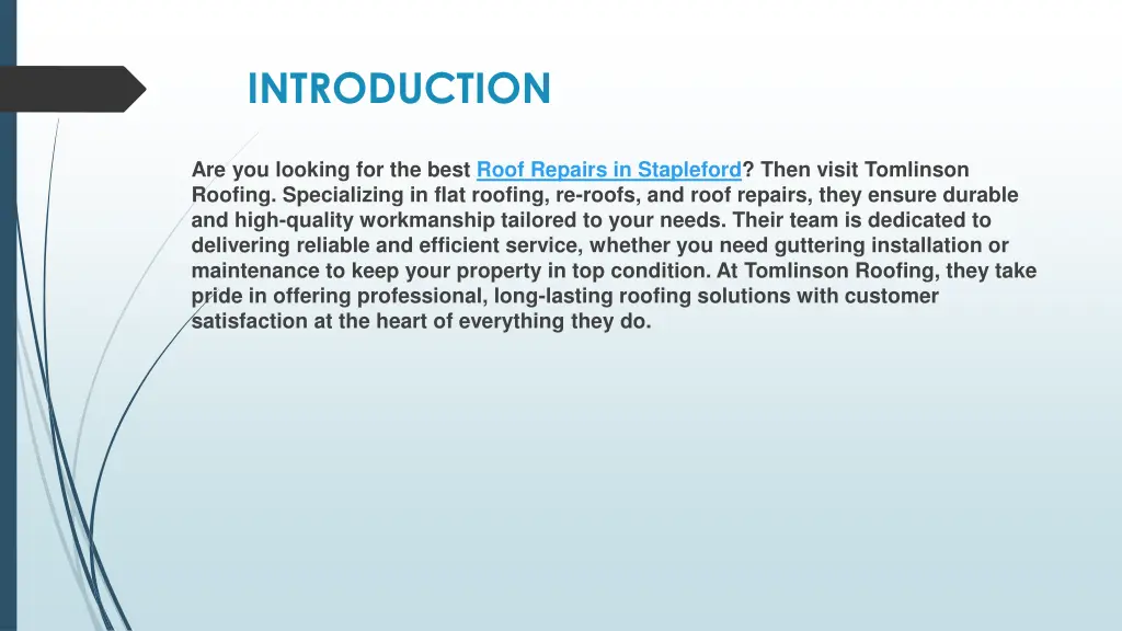introduction