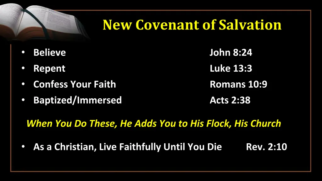 new covenant of salvation