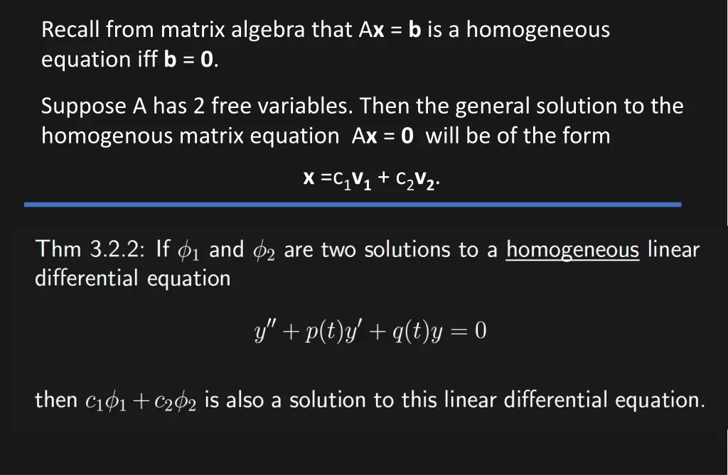 recall from matrix algebra that 1