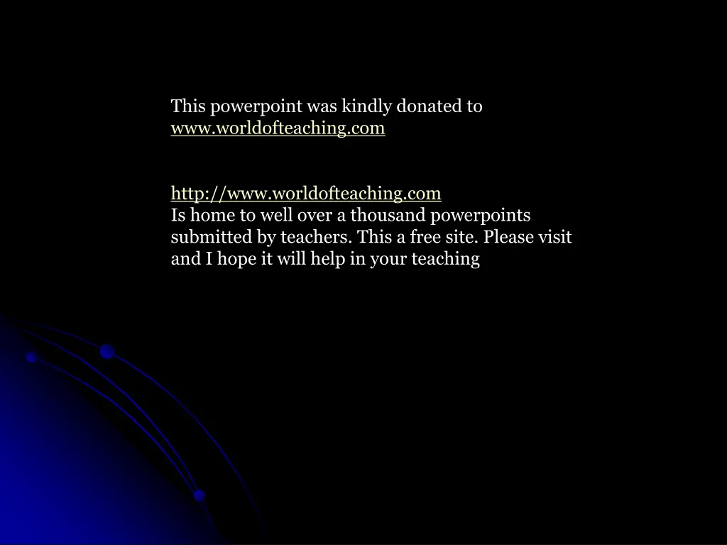 this powerpoint was kindly donated