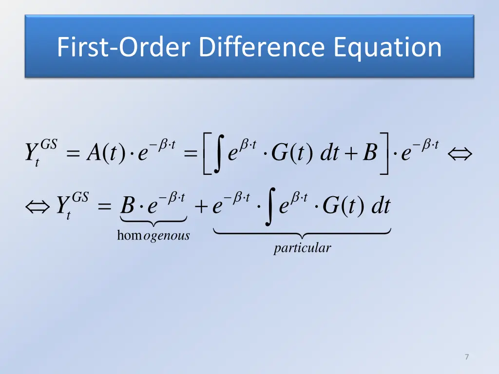 first order difference equation 4