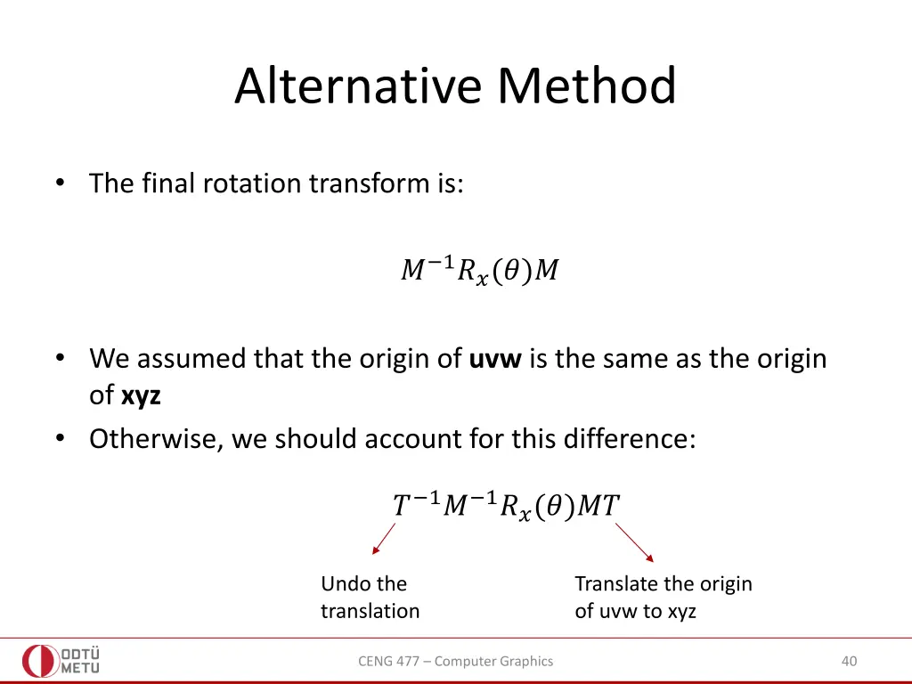 alternative method 3