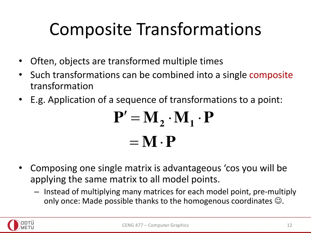 composite transformations