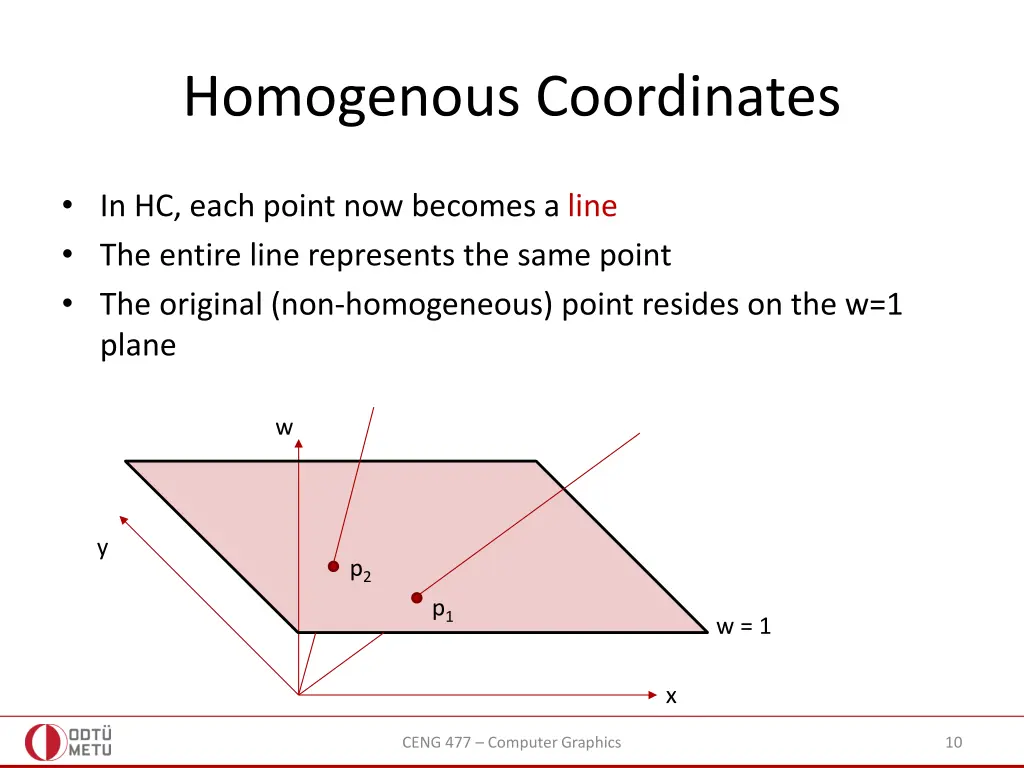 homogenous coordinates 1