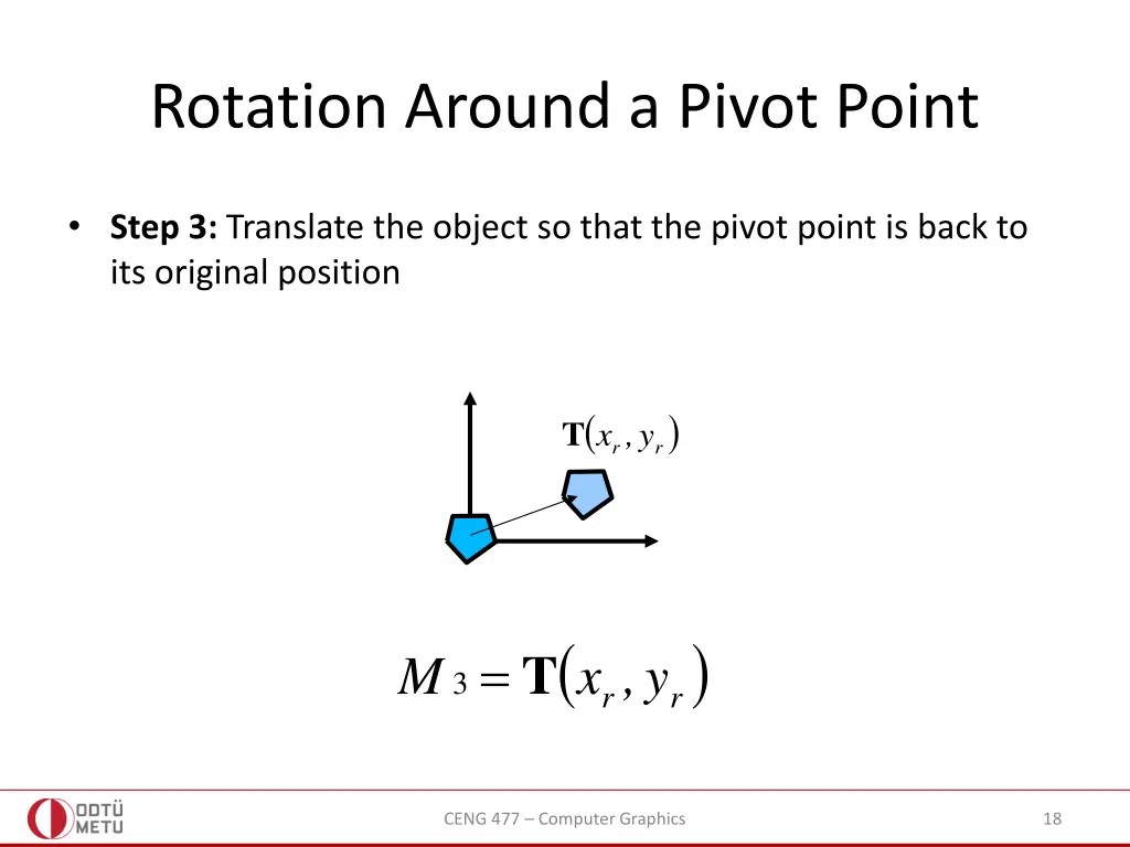 rotation around a pivot point 2