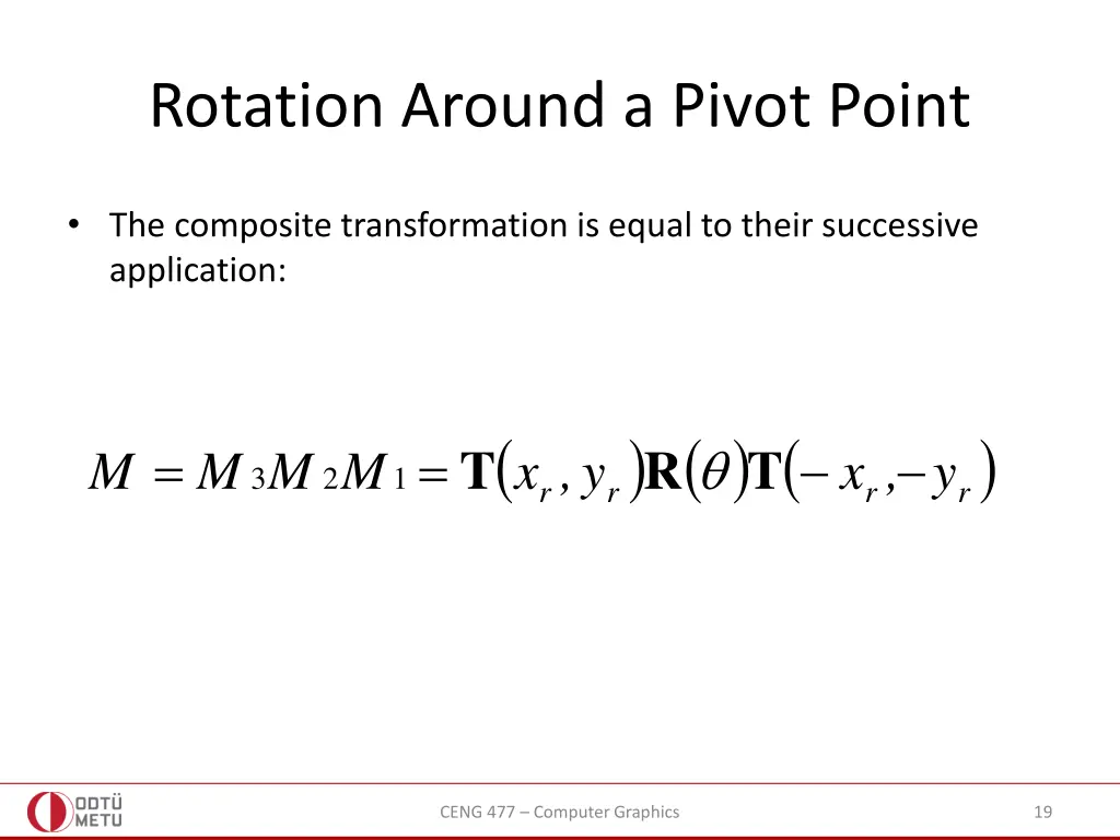 rotation around a pivot point 3