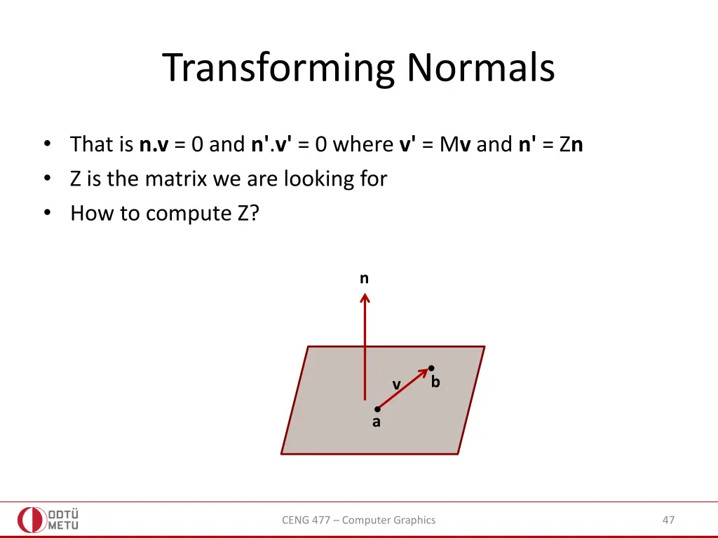 transforming normals 3