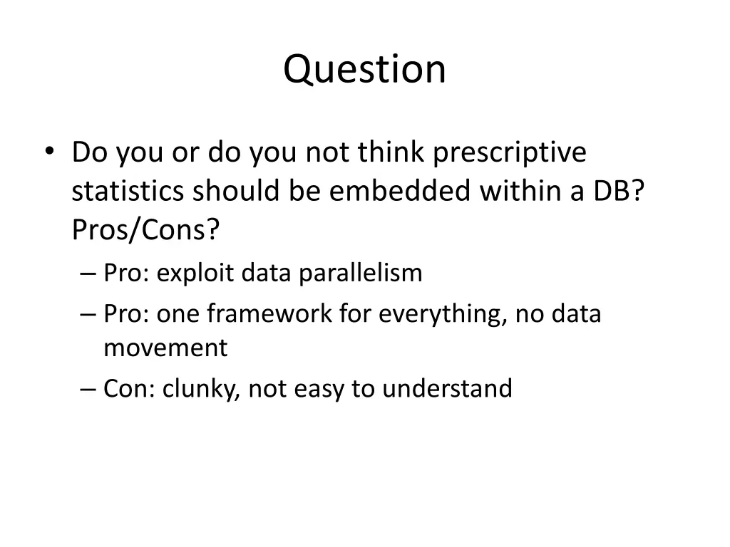 question 1