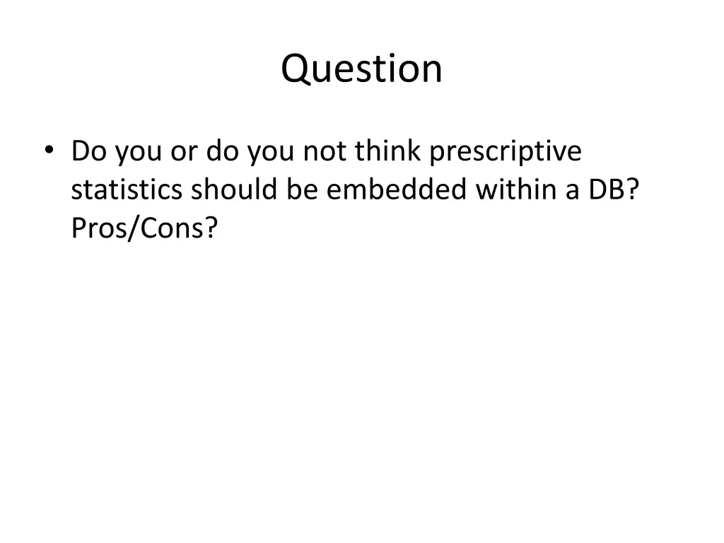 question