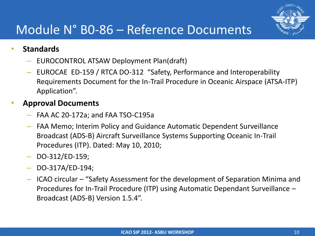 module n b0 86 reference documents