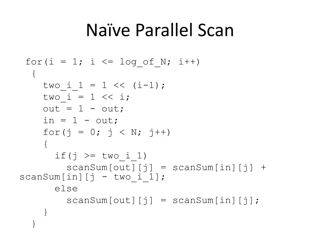 na ve parallel scan 1