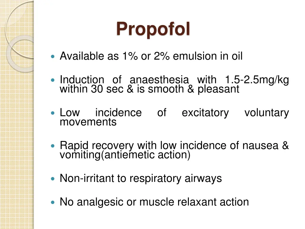 propofol