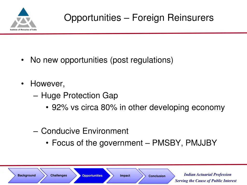 opportunities foreign reinsurers