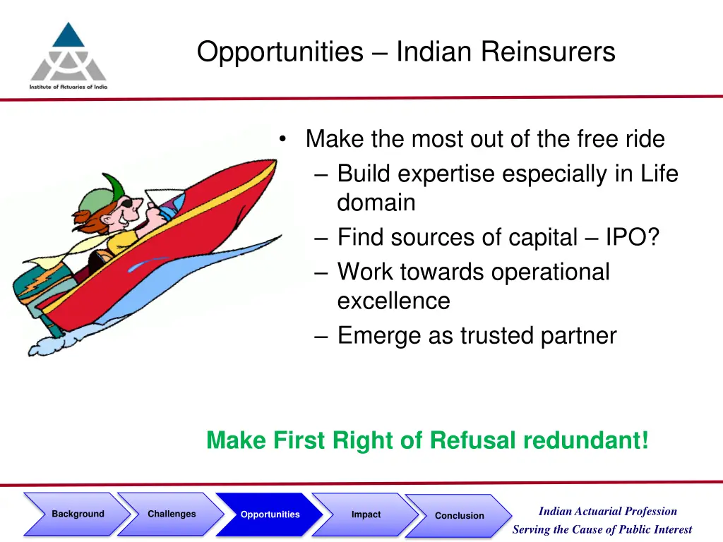 opportunities indian reinsurers