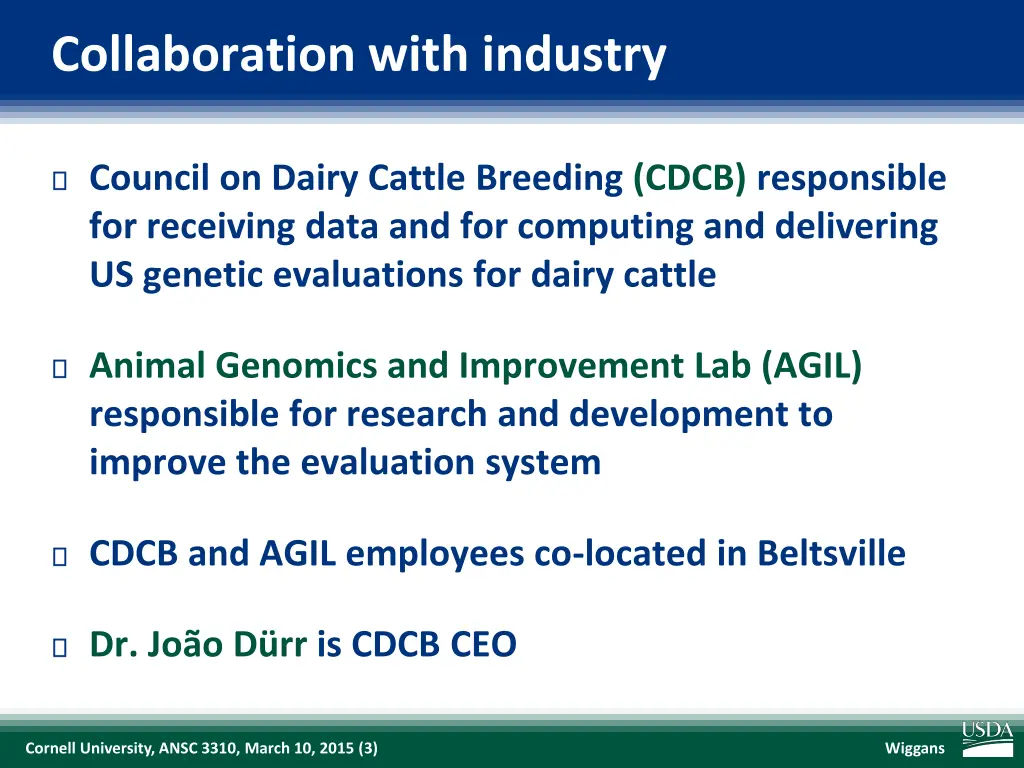 collaboration with industry